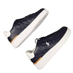 Polo Ralph Lauren Masters Court Logo Embossed Shoes Sneakers Mens US 8.5